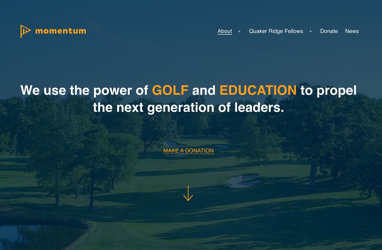 Momentum Golf and Education screenshot